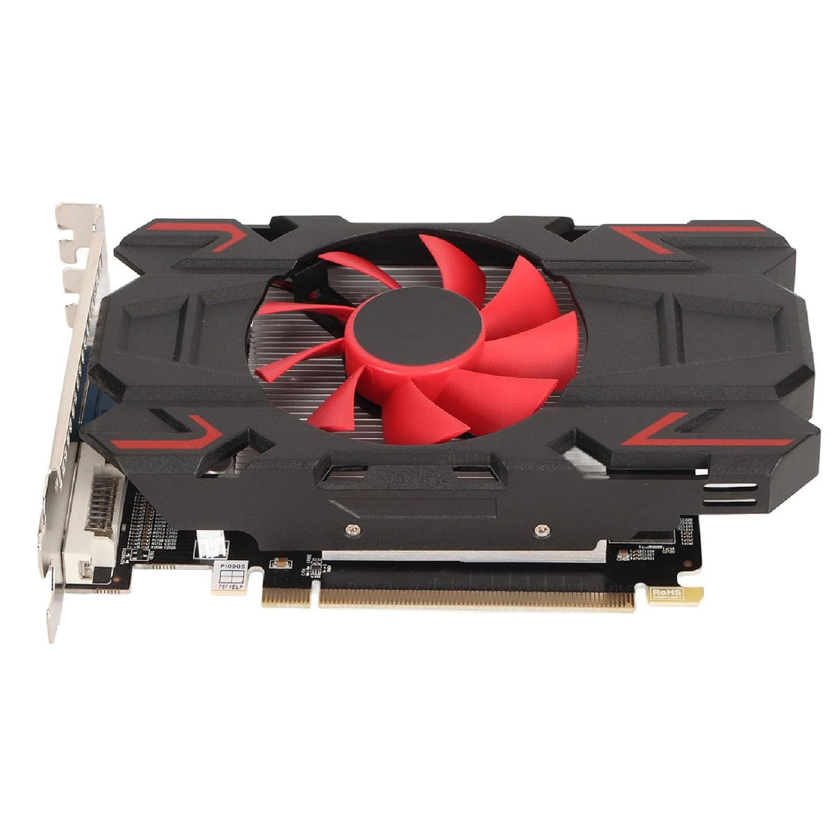 HD7670 4GB Grafische Kaart, DDR5, 128bit, PCI Express 2.0 16X, 650/1800MHz, 2560x1600, Desktop Pc-gamingvideokaart met HDMI-, DVI- en VGA-poorten (HD7670 4 GB DDR5)