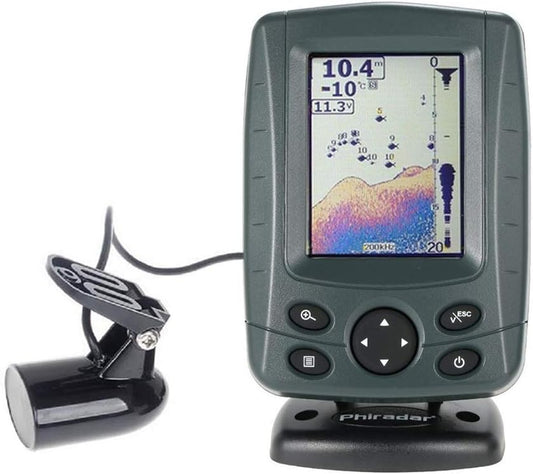 JOYWEE FF688C 3.5" Phiradar Kleur LCD Boot Fishfinder 200KHz/83KHz Dual Sonar Frequentie 80M 250ft Detectie Muti-taal Auto zoom