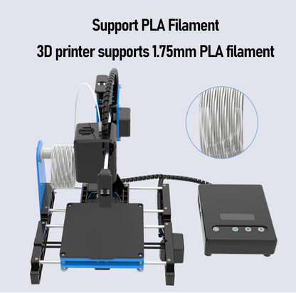 Mini 3D-printer – 3D Printer – Desktop 3D Priner – 3D Printmachine – 3D Printer Voor Beginners – Plug-and-Play Gebruik – Bouwvolume 100x100x100 mm