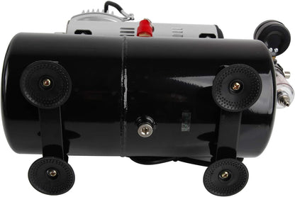 Airbrush-set – Airbrush-compressor – Airbrushpistool – Spuitpistool – Airbrush-kit – Olievrije Zuigercompressor – 3-Liter Luchtreservoir met Manometer