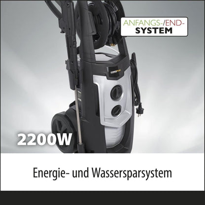 Hogedrukreiniger – Elektrische Cleaner – Waterreiniger – Drukspuit – Terrasreiniger – 2200 Watt Vermogen – Start-Stop Functie