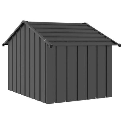 Hondenkooi – Hondenbench – Hondenhok – Hondenren – Buitenkooi – Gegalvaniseerd Staal – Groot 83x130x85 cm – Roestbestendig & Ventilerend - Zwart