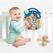 Loopwagen - Loopstoel - Babyloophulp - Multifunctionele Loophulp - met Licht Regelbare Snelheidmuziek - Afneembaar Speelbord - voor Kinderen - van 12-36 maanden - Kunststof - Multikleur