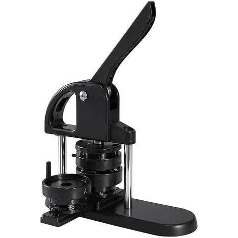 Knoopmachine - met knoopdelen - Ergonomische booghandgreep - Maker voor DIY-knoppen - Zwart - QUORE