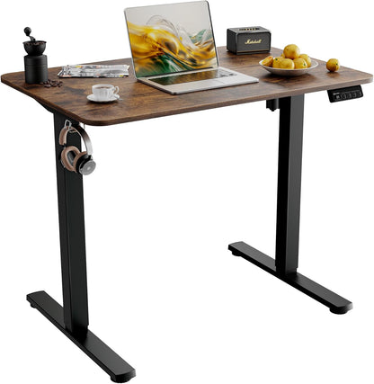 ERGOMAKER Height Adjustable Desk, 160 x 70 cm, Desk, Height Adjustable, Electric with Memory Function, Ergonomic Table, Height Adjustable, White