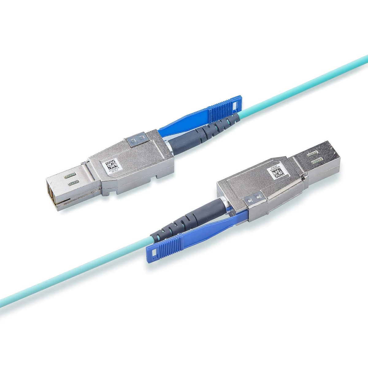 Mini SAS AOC HD SFF-8644 to Mini SAS HD SFF-8644 Fiber Optic Cable, 15-meter