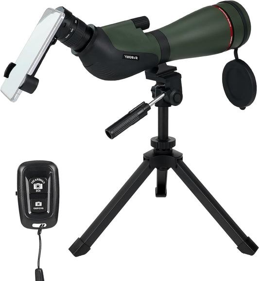 Spotting Scope – Verrekijker – Afstandskijker – Jachtkijker – Vogelkijker – 20-60x Zoom – 80mm Lens met HD FMC Coating