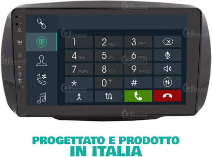Autoradio Smart 453 – Autofonie – Multimedia Systeem – Navigatiesysteem – Touchscreen Radio – 9 Inch Scherm – 8-Core Processor – Apple CarPlay & Android Auto
