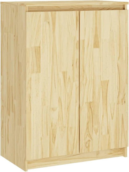 Tidyard 3pcs side cabinets sideboard cabinet side cabinet multi-function cabinet standing cabinet solid pine - QUORE