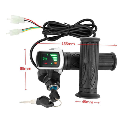 Motor voor elektrische scooter, 48 V, 2000 W, middelgrote aandrijfmotor, borstelloze controller, DC 45 A, met 3 versnellingen, schakelaar, gashendel, LCD voor elektrische fiets Go Kart ATV