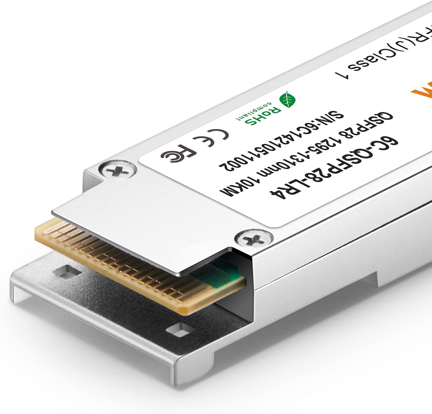 100GBASE-LR4 QSFP28 1310 nm 10 km DDM SMF Transceiver, 100 Gigabit singlemode QSFP28 LC module compatibel met Cisco QSFP-100G-LR4-S