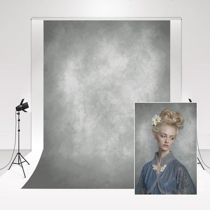 Kate Photostudio Achtergrond Lichtgrijs 3x3m Basisachtergrond voor Fotografie Bruiloft Photo Booth Minimalistisch Portret Photocall Achtergrond Grijs Tijdschrift Reclame Schietrekwisieten