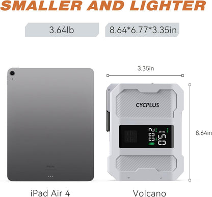 CYCPLUS 20PSI Oplaadbare Paddleboard Pomp - Intelligente Snelle Opblazing, Deflatie, Automatische uitschakeling & Dual LED-indicator. Geschikt voor stand-up-paddleboards, boten, tenten, matrassen