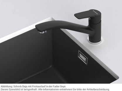 Schock DAJA 522000GNE gootsteen, zwart