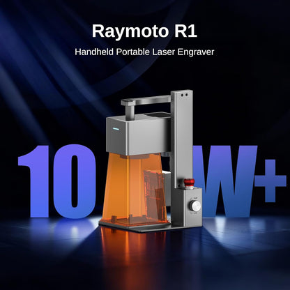 R1 10W lasergraveermachine, draagbare compacte lasergraveerder, hoge precisieresolutie van 0,05 mm, graveersnelheid van 120.000 mm/min. Geschikt voor het graveren van multiplex