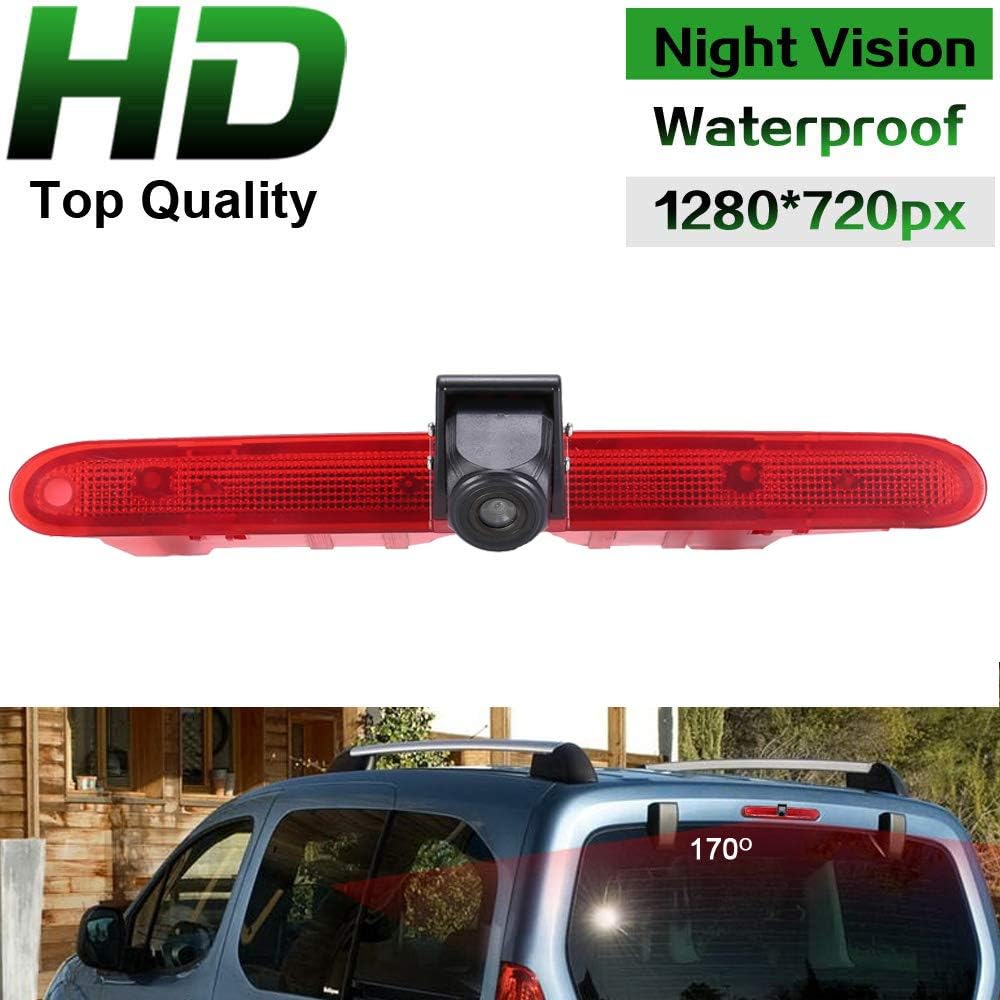 HD Auto Transporter parkeerhulp systeem remlicht achteruitrijcamera achteruitrijcamera met hoek instelbare vervanging voor Toyota Proace/Citroen Berlingo B9/Opel Combo/Limousine/Peugeot Partner Tepee