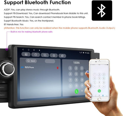 Ossuret Autoradio voor Fiat Grande Punto Linea (2007-2012), 7 Inch Android 13 Touchscreen 2+32GB GPS Navigatie met Carplay Android Auto WiFi Bluetooth USB Stuurwielbediening