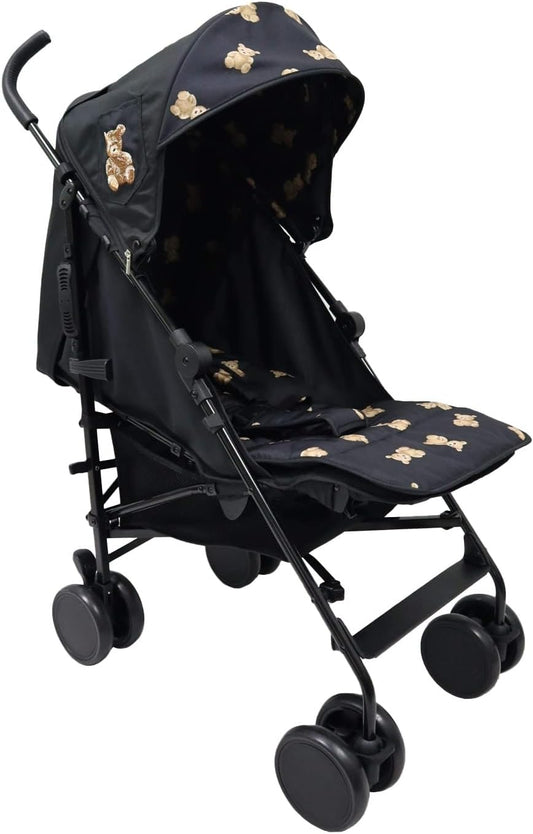 Roma Prams Kinderwagen Ster, Teddy Zwart