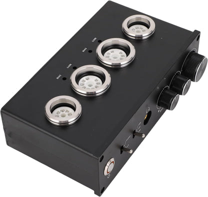 Phono-Voorversterker Met Buizen – Platenspeler Voorversterker – RIAA Voorversterker – MM/MC Voorversterker – Hifi Voorversterker – 3,5 Mm Koptelefoonaansluiting – Treble En Bassregeling