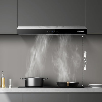 Afzuigkap – Onderbouwkap – Onderbouw Afzuigkap – Dampkap – Wasemkap – 60 cm – 202 m³/uur – Touch Control met 3 standen