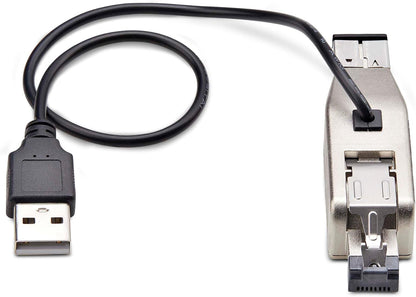 StarTech.com Gigabit Glasvezel naar RJ45 Ethernet Media Converter Dongle, Optisch Singlemode 10km/Multimode 800m, USB Voeding