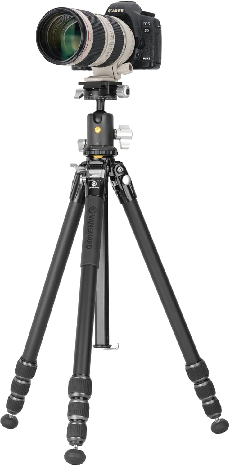 Statief Met Kogelkop – Camera Statief – Fotostatief – Videostatief – Driepoot – Aluminium – Draagvermogen 15 Kg