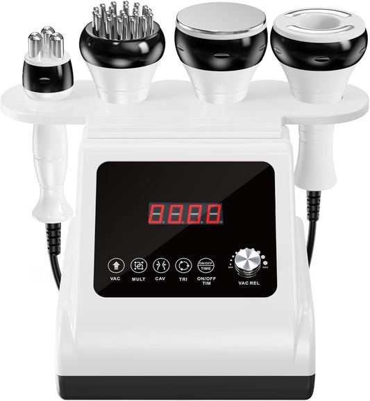 4-In-1 Radiofrequentie-Apparaat Gezicht En Lichaam – Cavitatieapparaat – Cellulitis Massageapparaat – Huidverstevigend Apparaat – Afslankapparaat – 40K Cavitatie – 9 Intensiteitsstanden