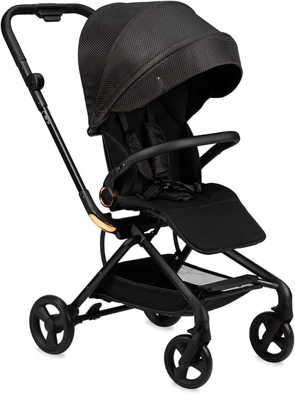 MoMi ADELLE kinderwagen voor kinderen vanaf 6 maanden (tot 22 kg), opvouwbare kinderwagen met 360° zitting en 5-punts veiligheidsgordel, boodschappenmand en draaggreep na het opvouwen