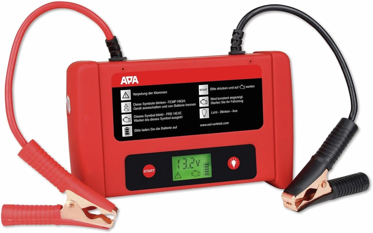 Lithium jumpstarter – Powerpack – Starthulp – Startbooster – Noodstarter – Zwart – LiFePO4 12.000 mAh – 12V 300A, max. 600A