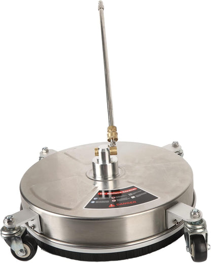 Oppervlaktereiniger – Hogedrukreiniger Oppervlaktesproeier – Vloerreiniger – Reinigingskop – 15 Inch – 4000 PSI Werkdruk – Robuust Messing Met RVS