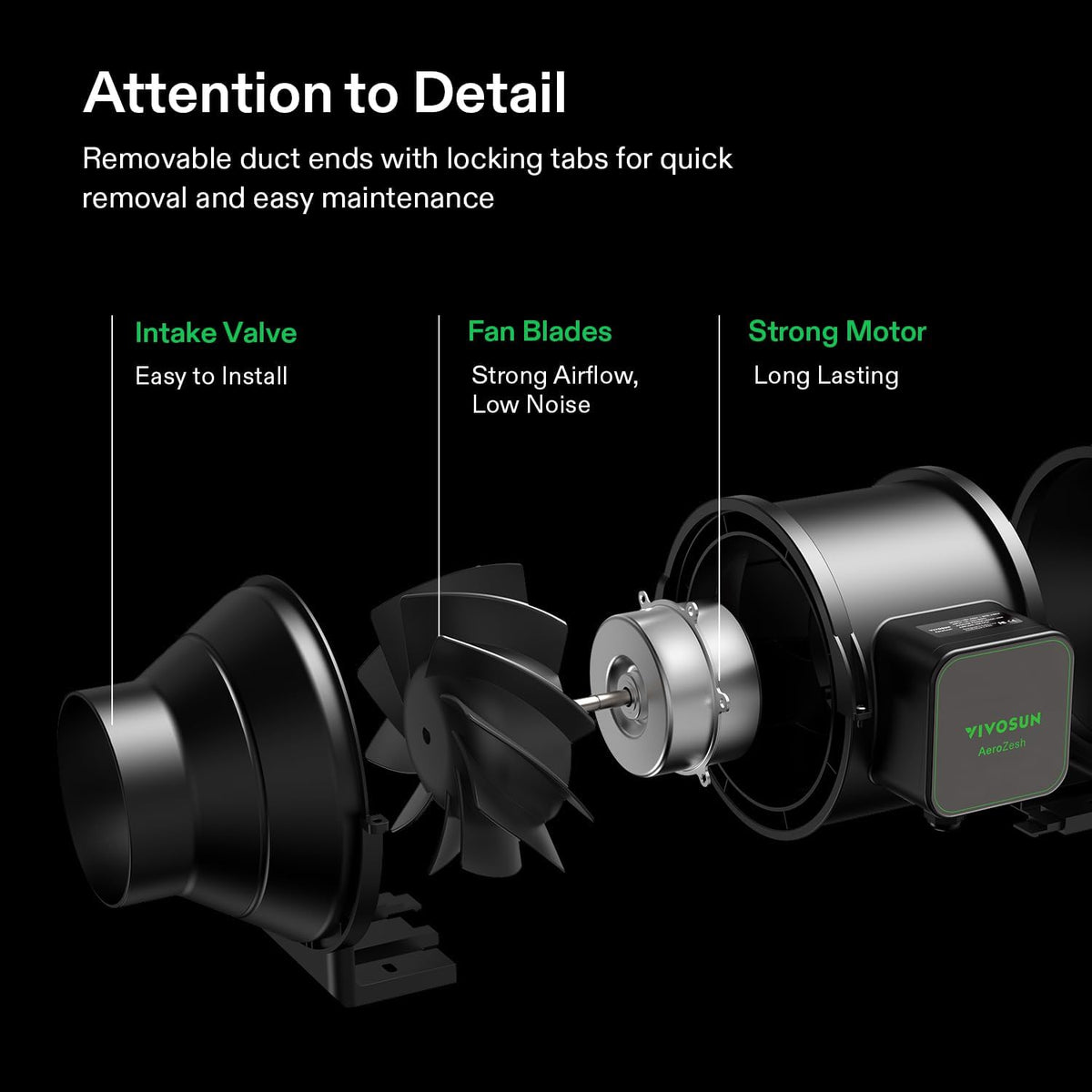 Inline Afzuigventilator 100 Mm – Kanaalventilator – Buisventilator – Kweektent Ventilator – Inline Ventilator – 353 M³/Uur – 10 Snelheidsstanden