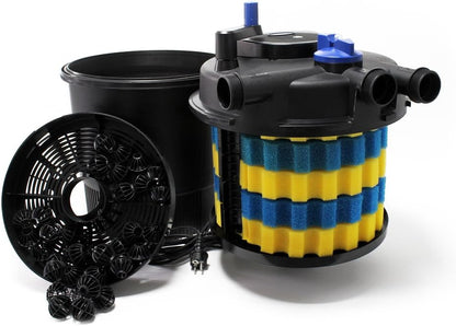 SunSun CPF-10000 set tot 12.000 l UVC 11 W NEO8000 pomp slang vijverfilterset