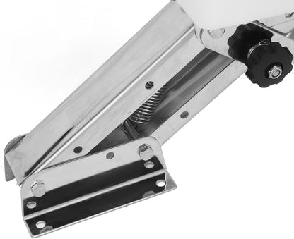 Buitenboordmotor Mount, 110LBS Lading Verstelbare Auxiliary Boot Motor Mount Hoge Sterkte Roestbestendig Robuuste Structuur Voor 7.5 Tot 20 2 Takt Motoren,Reserveonderdelen voor boten,jachten