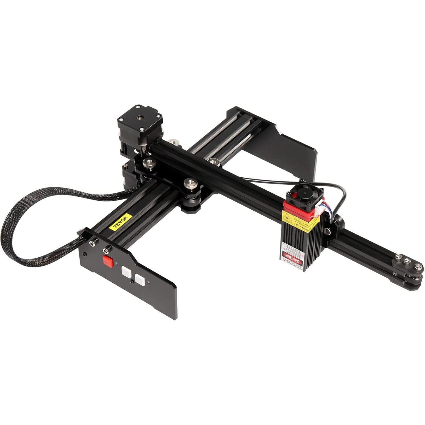 Lasergraveermachine – Graveerapparaat – Graveermachine – Lasergraveur – Snijmachine – Groot Werkbereik 270 X 440 Mm – 4,5 W Laser, 0,05 Mm Precisie