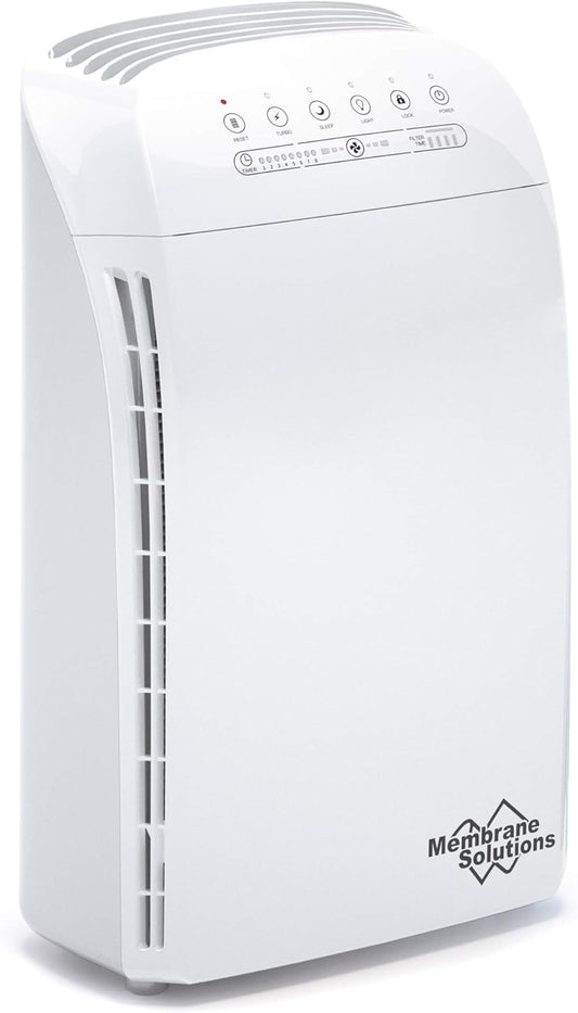 Luchtreiniger – Luchtzuiveraar – Luchtfilter – Luchtreinigingsapparaat – Voor Grote Ruimtes, 44 W Motor – H13 True HEPA-filter, Stil 22 dB