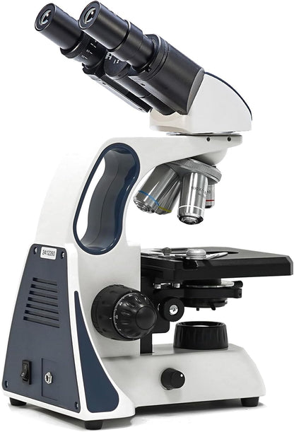Swift SW400INF-B-CL 40X-2500X Magnificatie, Infinity Optical System Research-Grade Binocular Microscoop Compound Lab met Wide-Field10X/25X Eyepieces, Mechanical Stage, UltraPreciseFocusing