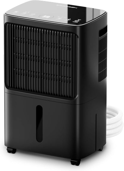 Luchtontvochtiger met LED-display, timer en kinderbeveiliging, verwijdert 16 liter vocht per 24 uur, voor kamergrootte ca. 70 m² (140 m³) | energiezuinige luchtontvochtiger met vochtsensor