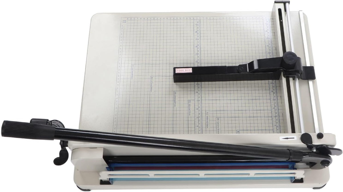 A3 Papiersnijder – Stapelsnijder – Hendelsnijder – Precisiesnijmachine – Handmatige Desktop Papiersnijder – 440 Mm Snijbreedte – Tot 400 Vellen