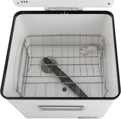 Mini Vaatwasser – Compact Vaatwasser – Tafel Vaatwasser – Kleine Vaatwasser – Roestvrijstalen Vaatwasser – 6 Sets Capaciteit – 70°C Krachtige Reiniging