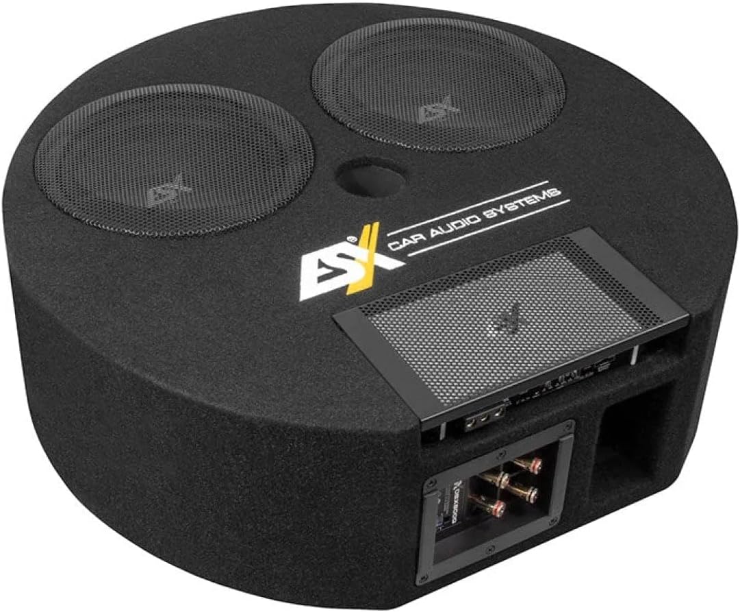 ESX DBX800Q | 2 x 20 cm (8') Dual Bassreflex-systeem voor de reserveradmulde | Subwoofer - BASS