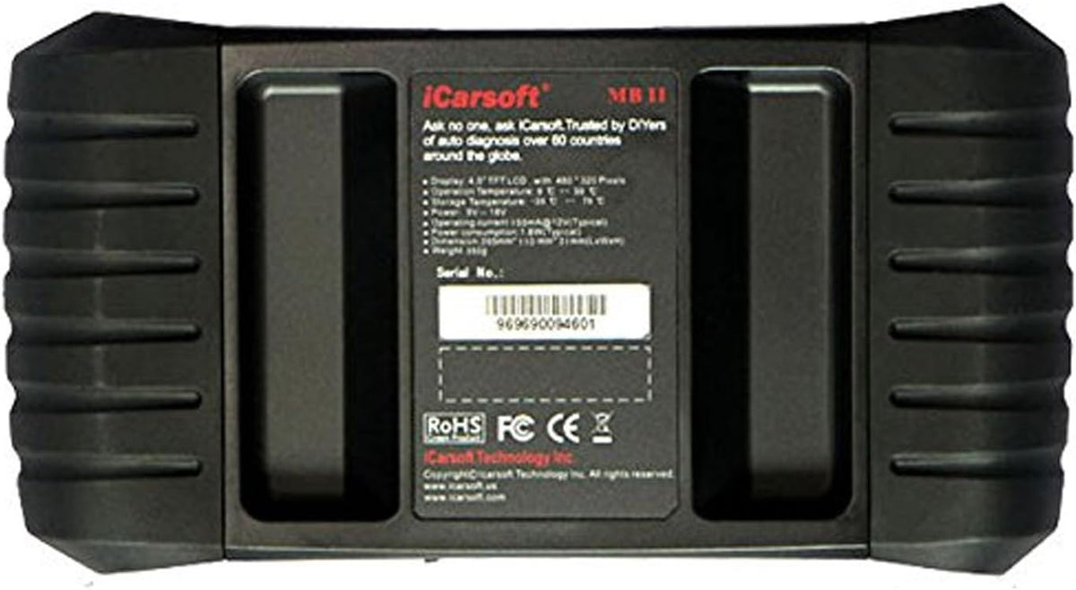 iCarsoft MB II Diaganoseapparaat OBD2 Benz diagnose fouten lezen en verwijderen olie service resetten SBC reset DPF reset
