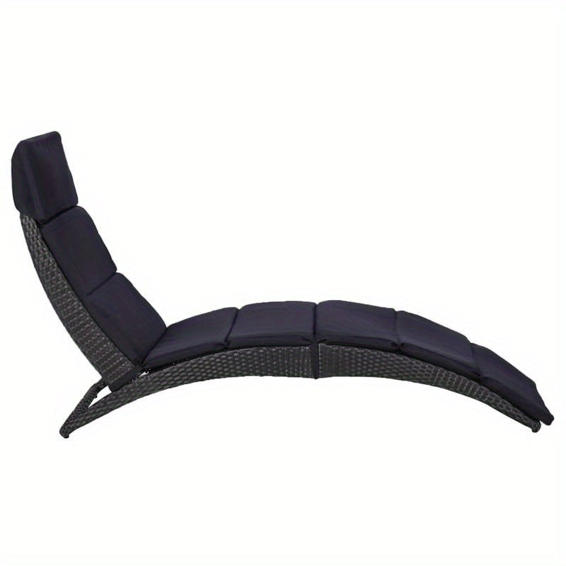 Ligstoel – Ligbed – Tuinstoel – Relaxstoel – Ergonomisch – Gerecycled Houten Frame – Weerbestendig Poly Rattan Kussens - QUORE