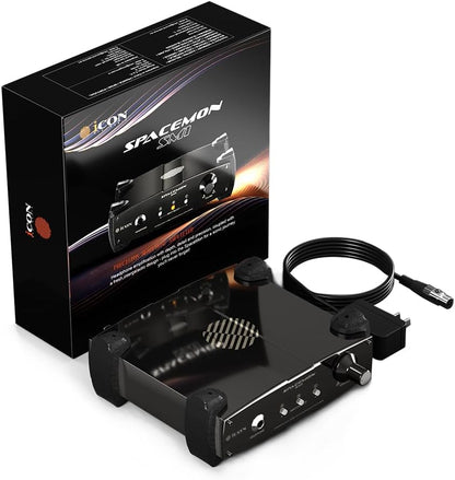 iCon Pro Audio SpaceMon Precision Hoofdtelefoonversterker - XLR/TRS/RCA/3,5 mm ingangen, 68 dB versterking