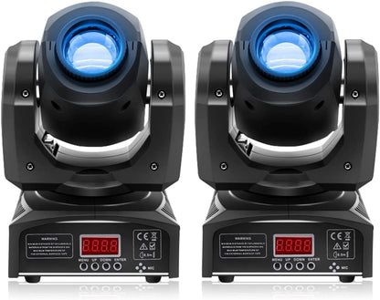 HOLDLAMP Moving Head Lampen LED Podium Verlichting Podium licht RGBW DMX512 met Beugel Spotlight 8 patronen voor Bar DJ KTV Disco Verjaarda Gsfeestje Halloween Kerst - 2PCS