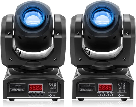 HOLDLAMP Moving Head Lampen LED Podium Verlichting Podium licht RGBW DMX512 met Beugel Spotlight 8 patronen voor Bar DJ KTV Disco Verjaarda Gsfeestje Halloween Kerst - 2PCS