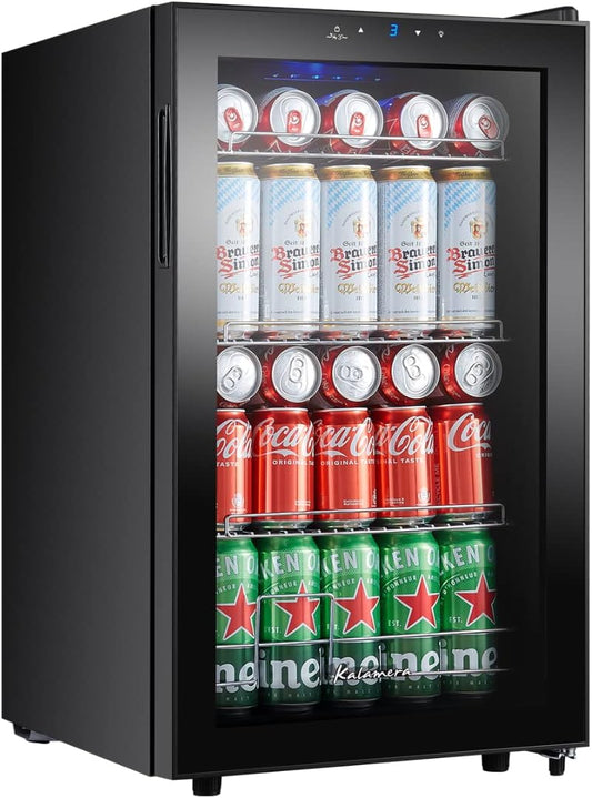 Drankkoelkast – Mini-koelkast – Flessenkoelkast – Bierkoelkast – Wijnkoelkast – 68 Liter Inhoud – Precieze Temperatuurinstelling van 3-18 °C