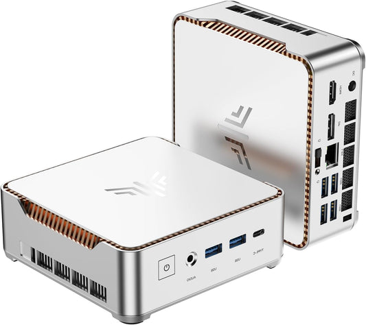 Mini PC – Mini Desktop Computer – Compacte PC – Kleine Computer – Ryzen 4300U Processor – 16GB DDR4, 1TB M.2 SSD – Triple Display 4K, Dual-Band WiFi