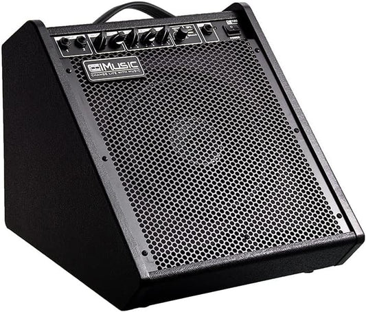 Coolmusic Bluetooth luidspreker 100 W, monitor, versterker voor elektrische trommel, toetsenbord en akoestische gitaar