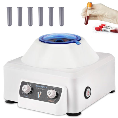 Laboratoriumcentrifuge – Tafelcentrifuge – Labcentrifuge – Lage Snelheid Centrifuge – Plasmacentrifuge – Instelbare Snelheid 0-4000 Rpm – Timer 0-60 Min