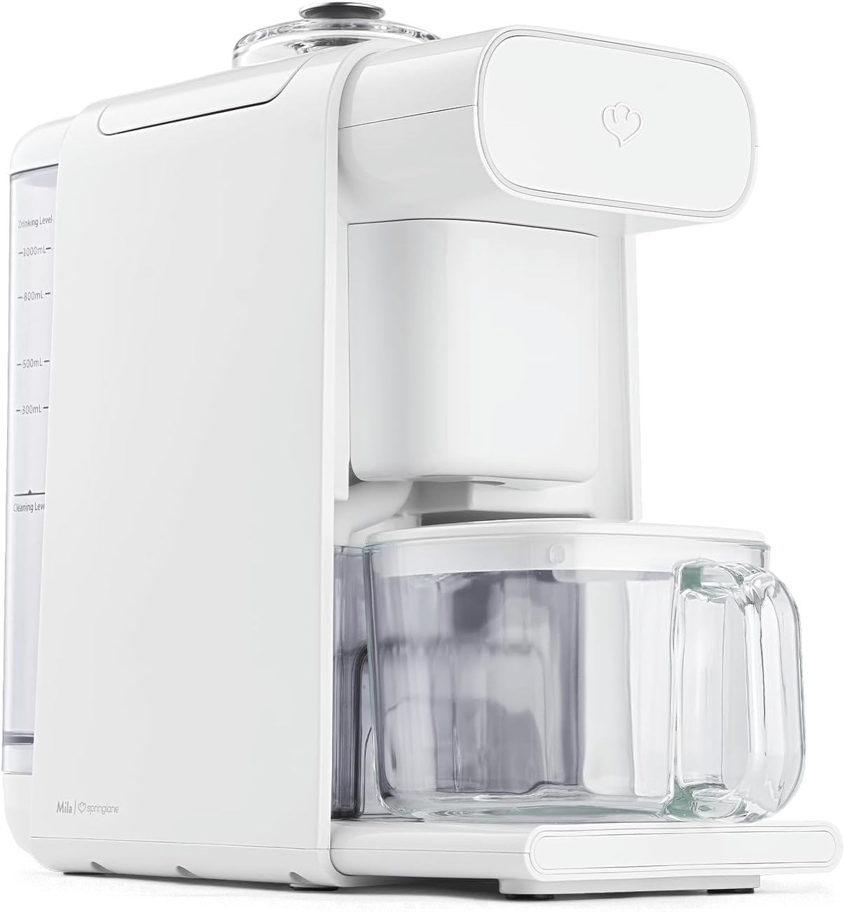 Amandelmelkmaker Mila Mini, sojamelkmaker, blender met fijne zeef voor de bereiding van allerlei soorten plantaardige melk, lactosevrije melk op basis van planten, vegan melk - 0,6 Liter